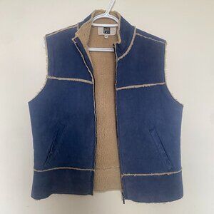 Vintage Real leather vest